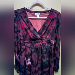 🍀Elegant Multicolor Long Sleeve Dress by Sofia